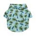 Allergy Free Pet Shirt Turn-down Collar Vivid Color Exquisite Pattern Easy-wearing - Machine Washable Polyester - Hawaii Style Print Pet Dog Cat T-Shirt - Decor Daily Wear