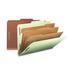 Smead Manufacturing Company Heavy-Duty Legal Classification Folders - Red - Legal Size