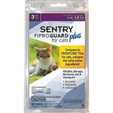 Sentry Fiproguard Plus for Cats & Kittens Cat Flea & Tick Sprays & Powders 3 Applications - (Cats over 1.5 lbs)