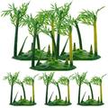 6Pcs Realistic Bamboo Tree Decorative Small Bamboo Tree Sand Table Adornment Bonsai Realistic Ornament