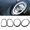 Ensemble de 4 pièces de garniture de lunette de phare pour BMW Mini Cooper F55/F56/F57, couverture