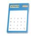 TUTUnaumb Transparent Solar Calculator Small Solar Computer Calculator With Solar Calculator Screen Calculator Desktop Calculator Back-to-School Supplies Office & Stationery-Blue