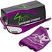 Chicopee Foam Padded Sunglasses (Frame Color: Crystal Pink Lens Color: Gray Purple Mirror)