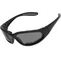 Spits Eyewear Hercules Safety Glasses (Frame Color: Matte Black Frame With Foam Padding Lens Color: Smoke)