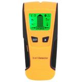 3in 1 Detector Wall Scanner Metal Detector Stud Detector Ac Wire Detector 3 In 1 Metal/AC Wire/Stud Detector Finder Portable Wall Scanner Detect Device LCD DisplayOrange