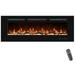 VINEMOUNT 60 in. Electric Fireplace Inserts Wall Mounted with 13 Flame Colors Thermostat Remote & Touch Screen 750W/1500W