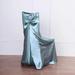 Efavormart 50Pcs Dusty Blue Silky Universal Chair Covers Fits All Type Of Chairs Event Dinning Slipcover For Wedding Party Banquet