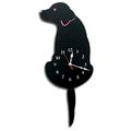 Dog Wall Clock Home Decor Clock Children s Bedroom Wall Decor Dog Wagging Tail Clock Gifts for Children Birthday Black