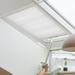 Keego Cordless Blackout Skylight Blinds Shades for Window Cellular Shades Suitable for Roof Inclined Plane Room Windows White 33 w x 64 h Excluding Telescopic Rods