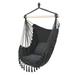 Pillow Hanging Chair With Tassel 198lbs Load Capacity Sleep Hammock For Patio Porch Garden Backyard Decor