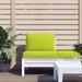 moobody Set of 2 Outdoor Pallet Sofa Cushions Fabric Back and Seat Cushion Bright Green for Garden Conversation Set