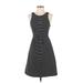 Madewell Casual Dress - A-Line: Black Stripes Dresses - Women's Size X-Small