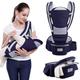 Lohofrnny Ergonomic Baby Carrier Backpack with Hip Seat, Premium Breathable Baby Carrier Backpack, Baby Carrier Backpack for Newborn 0-36 Months, Baby Carrier Up to 25 kg (Navy Blue)