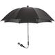 Universal Parasol, 85cm Parasol for Stroller, UV Protection 50+, with One Handle Umbrella for Stroller and Buggy (Black 75cm)