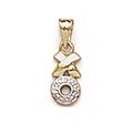 14ct Two Tone Gold Xando Diamond Accent Pendant Necklace Jewelry Gifts for Women