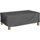 Outdoor Furniture Cover 210D Outdoor Coffee Tables Cover Waterproof Garden Tea Table Covers Dustproof Household Patio Furniture Case (Color : Black, Size : 122x64x46cm)