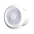 Extractor Vent Fans 4"6" Exhaust Fan Adjustable Speed Duct Fan Kitchen Window Airflow Air Cleaning Fan Ventilator Attic Pipe Ventilation Extractor with Remote Control Ventilation Fans