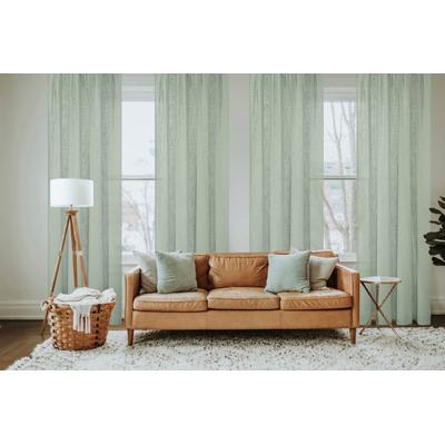 Vorhang HOME BASICS "SOFTY" Gr. 1, grün, B:140cm H:160cm, Polyester, Gardinen, Ösenschal SOFTY Uni Image