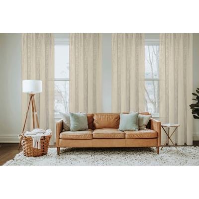Vorhang HOME BASICS "SOFTY" Gr. 3, grau (taupe), B:140cm H:245cm, Polyester, Gardinen, Kombibandschal SOFTY Uni Image