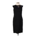 Ellen Tracy Casual Dress - Sheath: Black Dresses - Women's Size 12