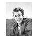 Close-up of James Dean - Unframed Photograph Paper in Black/White Globe Photos Entertainment & Media | 20 H x 16 W x 1 D in | Wayfair 4820875_1620