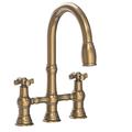 Newport Brass Jacobean Pull Down Bridge Faucet in Yellow | 15.27 H x 10.7 W x 10.75 D in | Wayfair 2470-5462/06