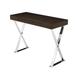 Mack & Milo™ Artus 39" W Writing Desk Wood/Metal in Brown/Gray | 28 H x 39 W x 18 D in | Wayfair 28A91A5C589E44A8AE9E763FF6E71E33