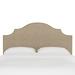 Kelly Clarkson Home Hallie Linen Upholstered Panel Headboard Upholstered in White/Brown | King | Wayfair 7B37A2969DA84065A4C0342D4D4AE58C