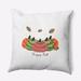 Rosalind Wheeler Happy Fall Pumpkins Indoor/Outdoor Throw Pillow Polyester/Polyfill blend in Pink | 16 H x 16 W x 6 D in | Wayfair