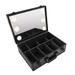 Orren Ellis Idali Cosmetic Organizer Box Makeup Case Plastic in Black | 5.9 H x 11.8 W x 16.5 D in | Wayfair 689D96AC68EC4B8CBFB0B0C984595397