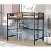 Mason & Marbles Twin Loft Bed Metal in Black | 67.9 H x 41 W x 77.2 D in | Wayfair ADDC1AB358A747B6AD7FAA5F5EE8B0F6