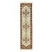 White 121 x 32 x 0.25 in Area Rug - Isabelline Southwestern Handmade Hand-Knotted Runner 2'8" x 10'1" Wool/Area Rug in Ivory | Wayfair