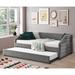 Latitude Run® Daybed w/ Trundle Plastic in White | 34 H x 58 W x 82.5 D in | Wayfair DCCABE0F8D364FD9993E597B124BC245