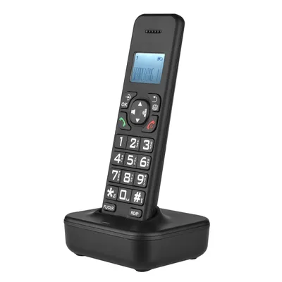 Téléphone sans fil avec répondeur D1002B identification de l'appelant appel en attente écran LCD