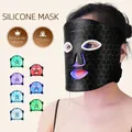 Masque facial LED en silicone 7 couleurs flexible beauté du visage luminothérapie photonique