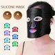 Masque facial LED en silicone 7 couleurs flexible beauté du visage luminothérapie photonique