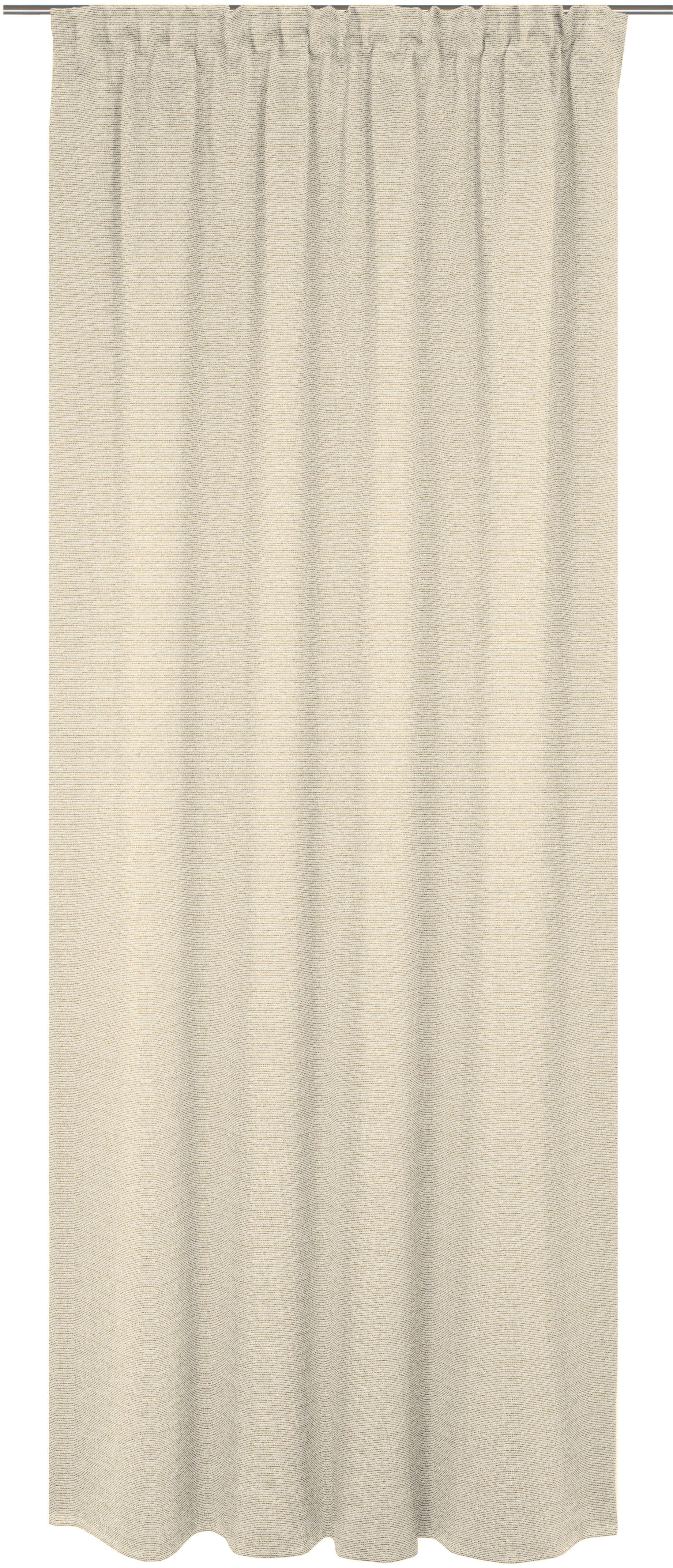 Vorhang WIRTH "Berwick" Gr. 3, gold (goldfarben), B:132cm H:225cm, Jacquard, Baumwolle, Polyester, Gardinen Image