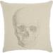 Mina Victory Printed Skull Throw Pillow