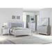 Sterling 4PC/5PC Contemporary Bedroom Set with Mirror Accents and LED Enhancements