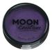 Pro Face & Body Paint Cake Pots by Moon Creations - Purple - Professional Water Based Face Paint Makeup for Adults Kids - 1.26oz