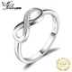 Jewel rypal ace Infinity Knot Love 925 Sterling Silber Zirkonia stapelbarer Ring für Frauen Mädchen