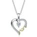 WQJNWEQ Clearance Love Heart Shaped Necklace Fashion Jewelry Perfect Memorial Pendant Jewelry Gift