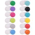 12PCS Colorful Contact Lens Case Contact Lens Immersion Kit Suitable for Outdoor Mini Contact Lens Case Screw Top