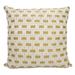 Mina Victory Luminecence Beaded Buckles White Throw Pillow - Nourison E0172