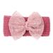 Baby Headbands Toddler Baby Boys Girls Knitted Stretch Solid Lace Bow Hairband Headwear Headband Elastics Hair Accessories