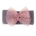 Baby Headbands Toddler Baby Boys Girls Knitted Stretch Solid Lace Bow Hairband Headwear Headband Elastics Hair Accessories