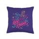 Disney Princess Jasmine Rapunzel Ariel Girl Power Throw Pillow, 16x16, Multicolor