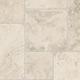 Tile & Plank Effect Vinyl Flooring Realistic 3.8mm Anti-Slip Lino for Kitchen Bathroom Hall (Cream Rustic Tiles, 2m x 2m)