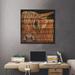 Rosalind Wheeler Butternut by Shirley Macarthur - Unframed Print on Wood in Black/Brown/Orange | 26 H x 26 W x 1.5 D in | Wayfair