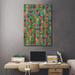 Red Barrel Studio® Esabella Ice Cream Cones Green - Unframed Print on Wood in Blue/Brown/Green | 26 H x 18 W x 1.5 D in | Wayfair